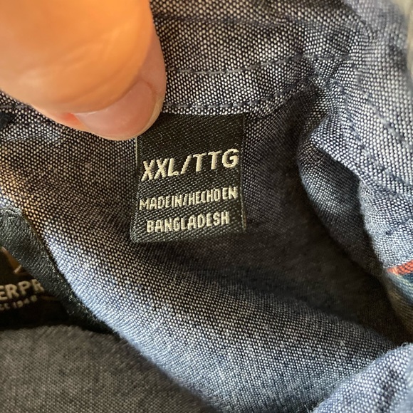 Weatherproof Plaid XXL TTG Button Down Long Sleeve Shirt 100% Cotton. - Picture 4 of 6